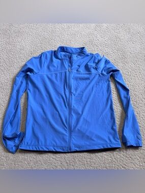 COOLIBAR Turtle Bay Swim Jacket Zip Rash Guard Youth XL Blue Solid Style 10491
